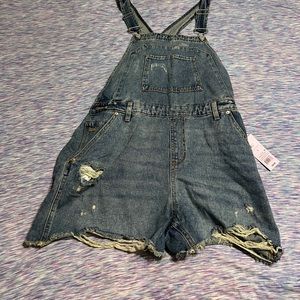 Wild Fable Short Overalls NWT